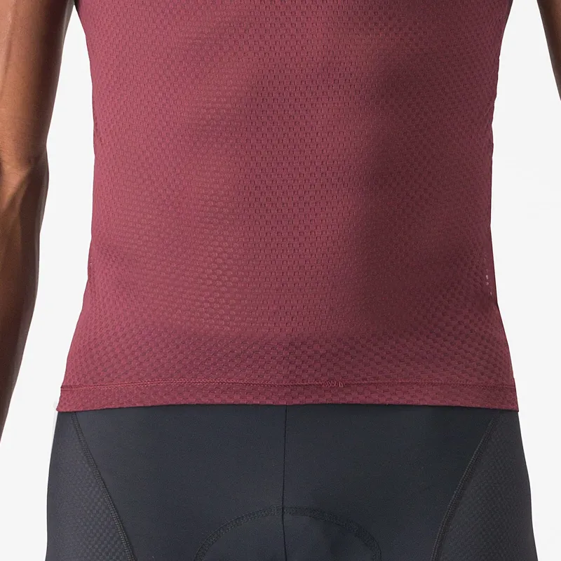 Castelli Pro Mesh 2.0 Sleeveless Men's Base Layer - Deep Bordeaux-3