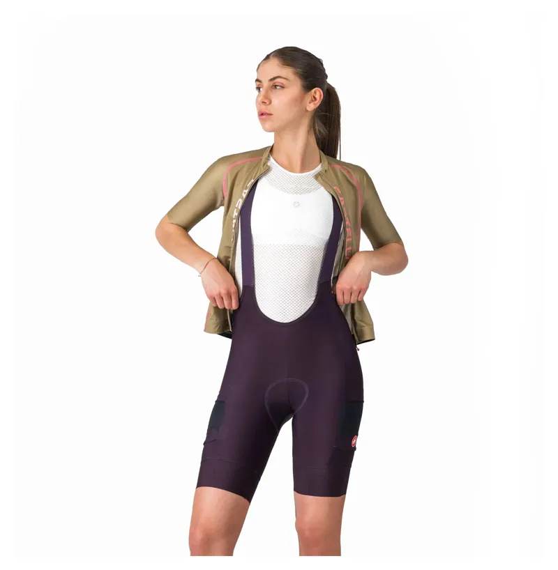 Castelli Unlimited Cargo Women's Bib Shorts - Dark Night Shade