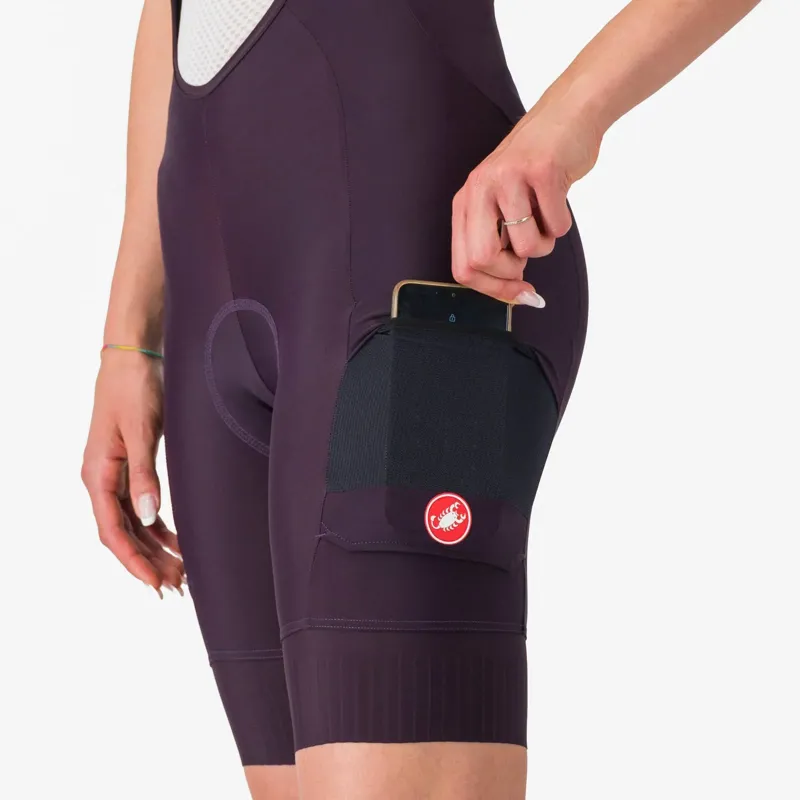 Castelli Unlimited Cargo Women's Bib Shorts - Dark Night Shade-4