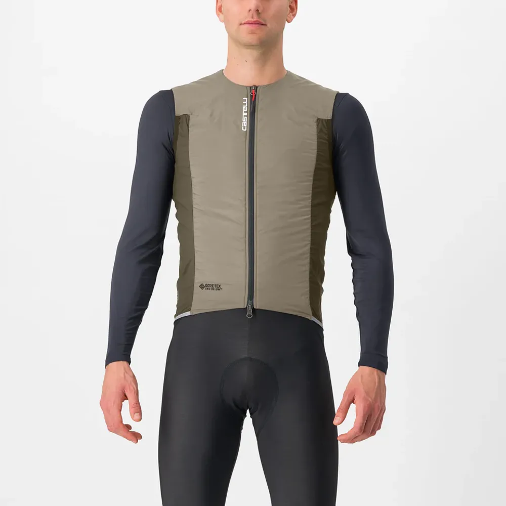 uPRISE Bikes Castelli Fly Men's Vest - Clay/Tarmac | Price match, 365 day return s, 18-Month Warranty, Finance Available & Free UK Delivery