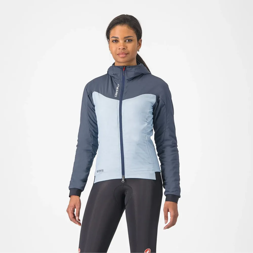 uPRISE Bikes Castelli Fly Thermal Women's Jacket - Winter Sky/Twilight Blue | Price match, 365 day return s, 18-Month Warranty, Finance Available & Free UK Delivery