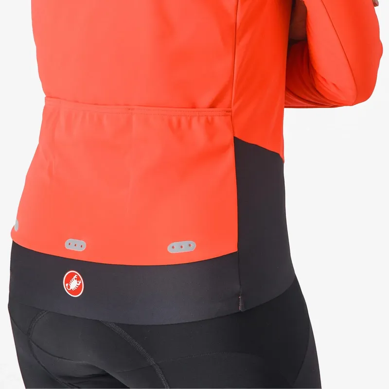 Castelli Alpha Doppio RoS Women's Jacket - Brilliant Pink/Dark Grey-6