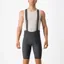Castelli Espresso Men's Bib Shorts - Dark Grey