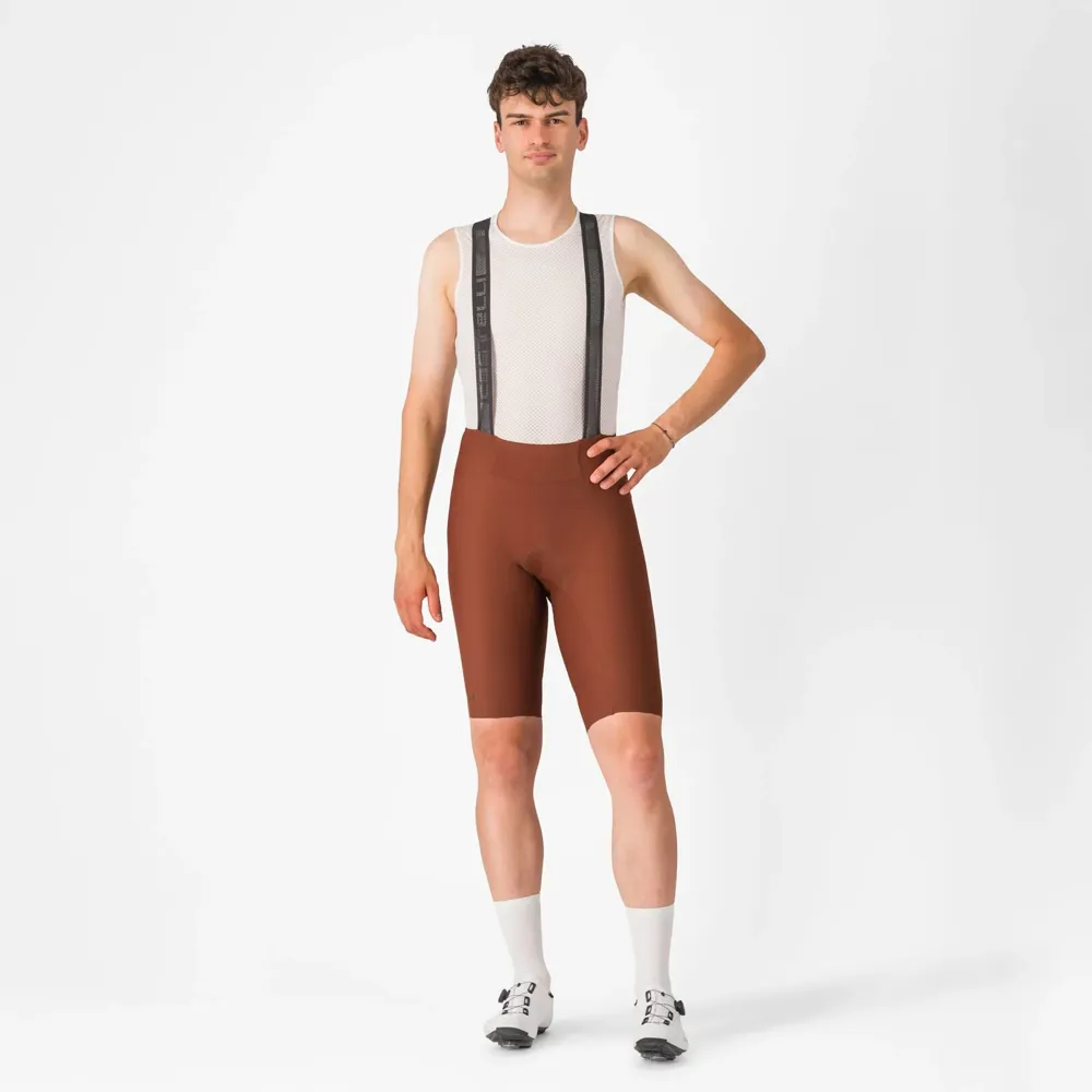 uPRISE Bikes Castelli Espresso Men's Bib Shorts - Deep Mocha | Price match, 365 day return s, 18-Month Warranty, Finance Available & Free UK Delivery