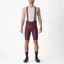 Castelli Espresso Men's Bib Shorts - Deep Bordeaux