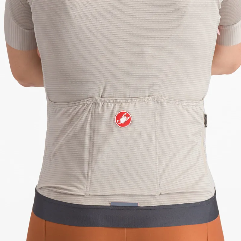 Castelli Espresso Women's Short Sleeve Jersey - Silver Moon-3