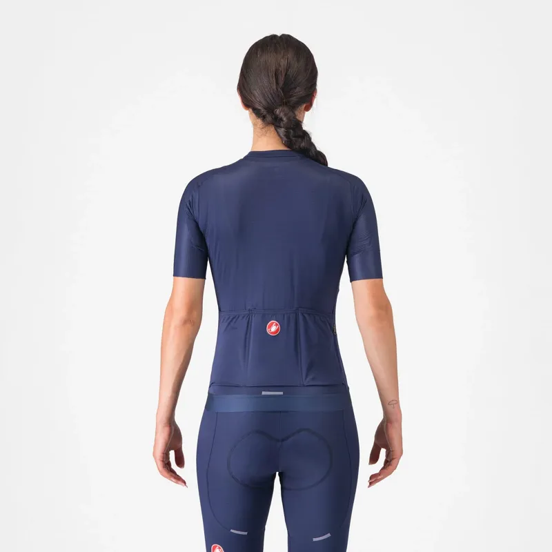 Castelli Espresso Women's Short Sleeve Jersey - Belgian Blue-1