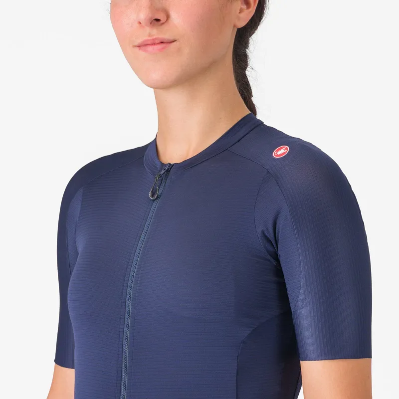 Castelli Espresso Women's Short Sleeve Jersey - Belgian Blue-2