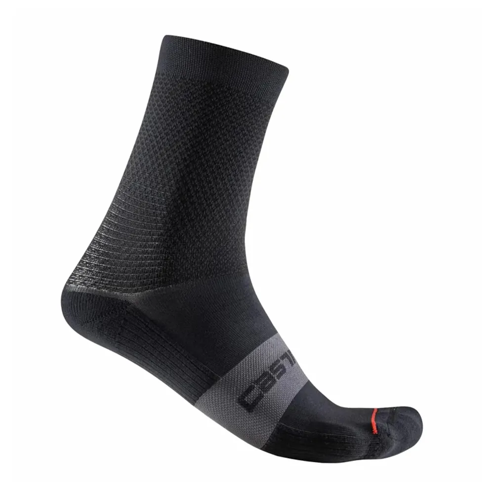 uPRISE Bikes Castelli Espresso 12 Women's Socks - Black | Price match, 365 day returns, 18-Month Warranty, Finance Available & Free UK Delivery