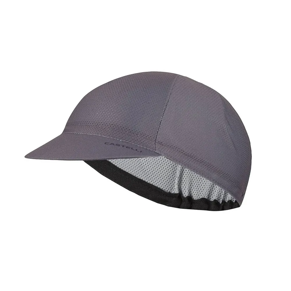 uPRISE Bikes Castelli Espresso 2 Cycling Cap - Smoky Grey | Price match, 365 day returns, 18-Month Warranty, Finance Available & Free UK Delivery