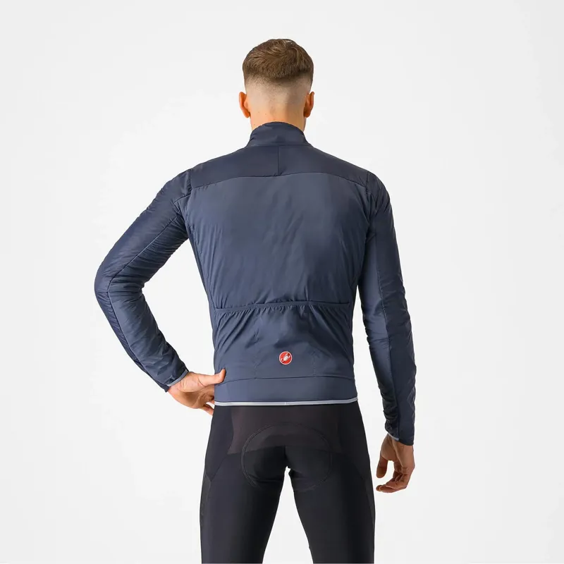 Castelli Fly Direct Windproof Men's Jacket - Twilight Blue/Silver Grey-1