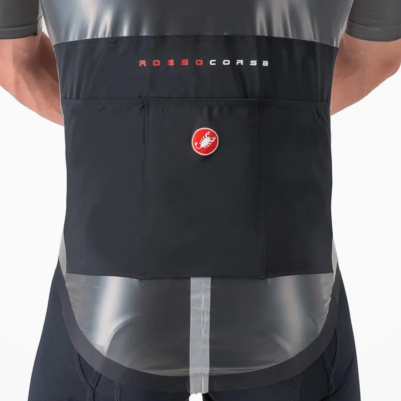 Castelli Gabba R Waterproof Men's Short Sleeve Jersey - Black-2