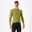 Castelli Espresso Thermal Men's Long Sleeve Jersey - Sage/Deep Green