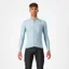 Castelli Espresso Thermal Men's Long Sleeve Jersey - Winter Sky/Dark Grey