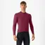 Castelli Espresso Thermal Men's Long Sleeve Jersey - Deep Bordeaux