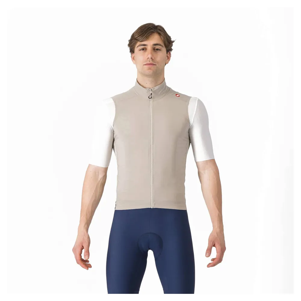 uPRISE Bikes Castelli Espresso Men's Vest - Clay/Dark Grey | Price match, 365 day return s, 18-Month Warranty, Finance Available & Free UK Delivery
