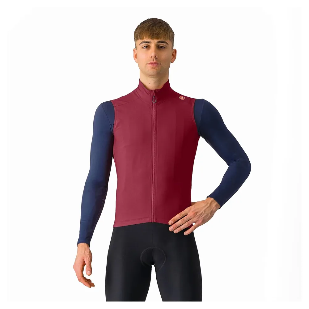 uPRISE Bikes Castelli Espresso Men's Vest - Deep Bordeaux | Price match, 365 day return s, 18-Month Warranty, Finance Available & Free UK Delivery