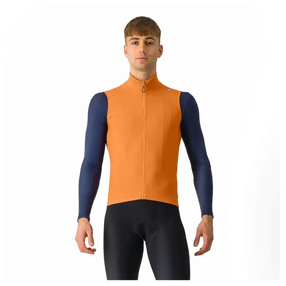 uPRISE Bikes Castelli Espresso Men's Vest - Vivid Orange | Price match, 365 day return s, 18-Month Warranty, Finance Available & Free UK Delivery