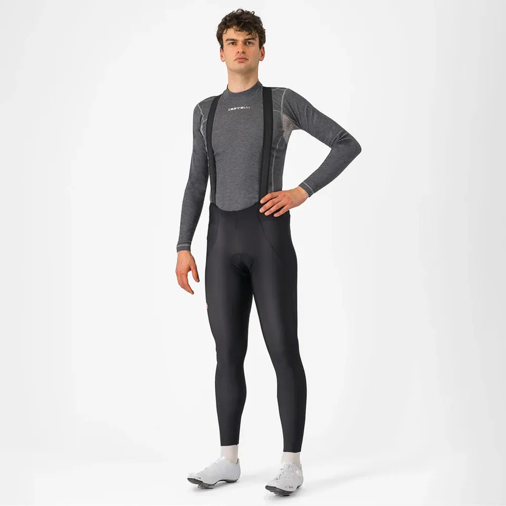 uPRISE Bikes Castelli Espresso Men's Bib Tights - Black | Price match, 365 day return s, 18-Month Warranty, Finance Available & Free UK Delivery