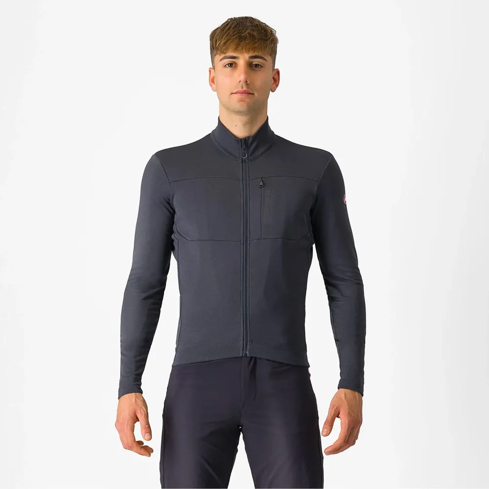 uPRISE Bikes Castelli Unlimited Trail 2 Men's Long Sleeve Jersey - Dark Grey | Price match, 365 day return s, 18-Month Warranty, Finance Available & Free UK Delivery