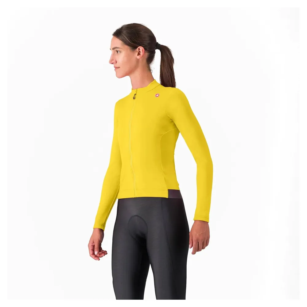 uPRISE Bikes Castelli Espresso Thermal Women's Long Sleeve Jersey - Mango Mojito/Dark Grey | Price match, 365 day return s, 18-Month Warranty, Finance Available & Free UK Delivery