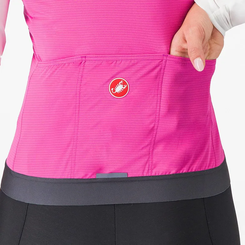 Castelli Espresso Women's Vest - Violet Pink/Dark Grey-4