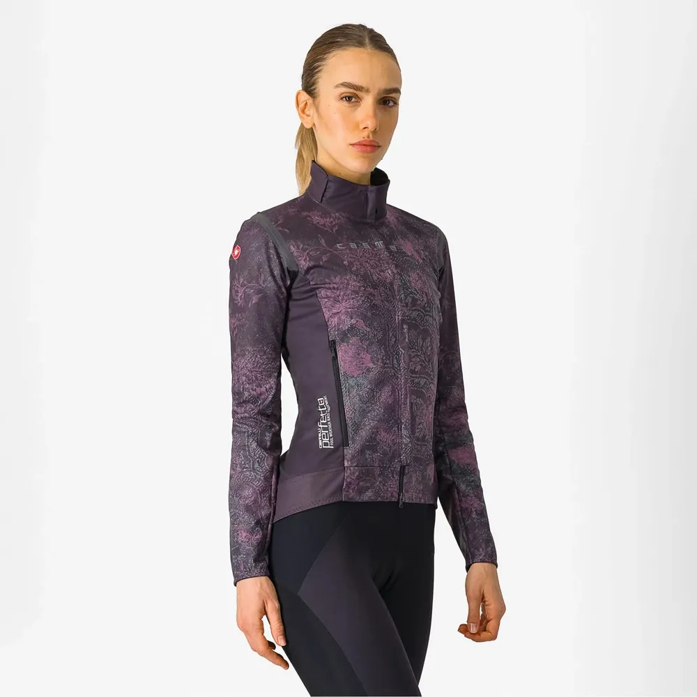 uPRISE Bikes Castelli Perfetto Ltd RoS 2 Women's Jacket - Multicolour/Violet | Price match, 365 day return s, 18-Month Warranty, Finance Available & Free UK Delivery