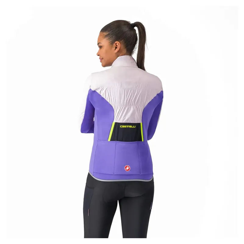 Castelli Unlimited Women's Windproof Jacket - Powder Rose/Ultraviolet-1