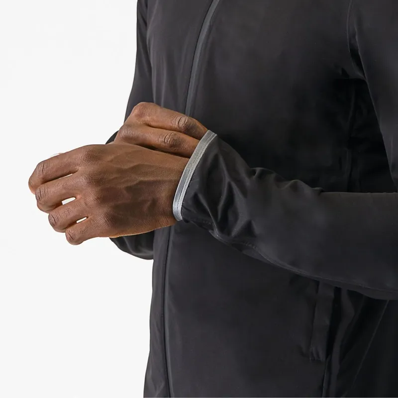 Castelli Unlimited Rain Waterproof Men's Jacket - Light Black-6