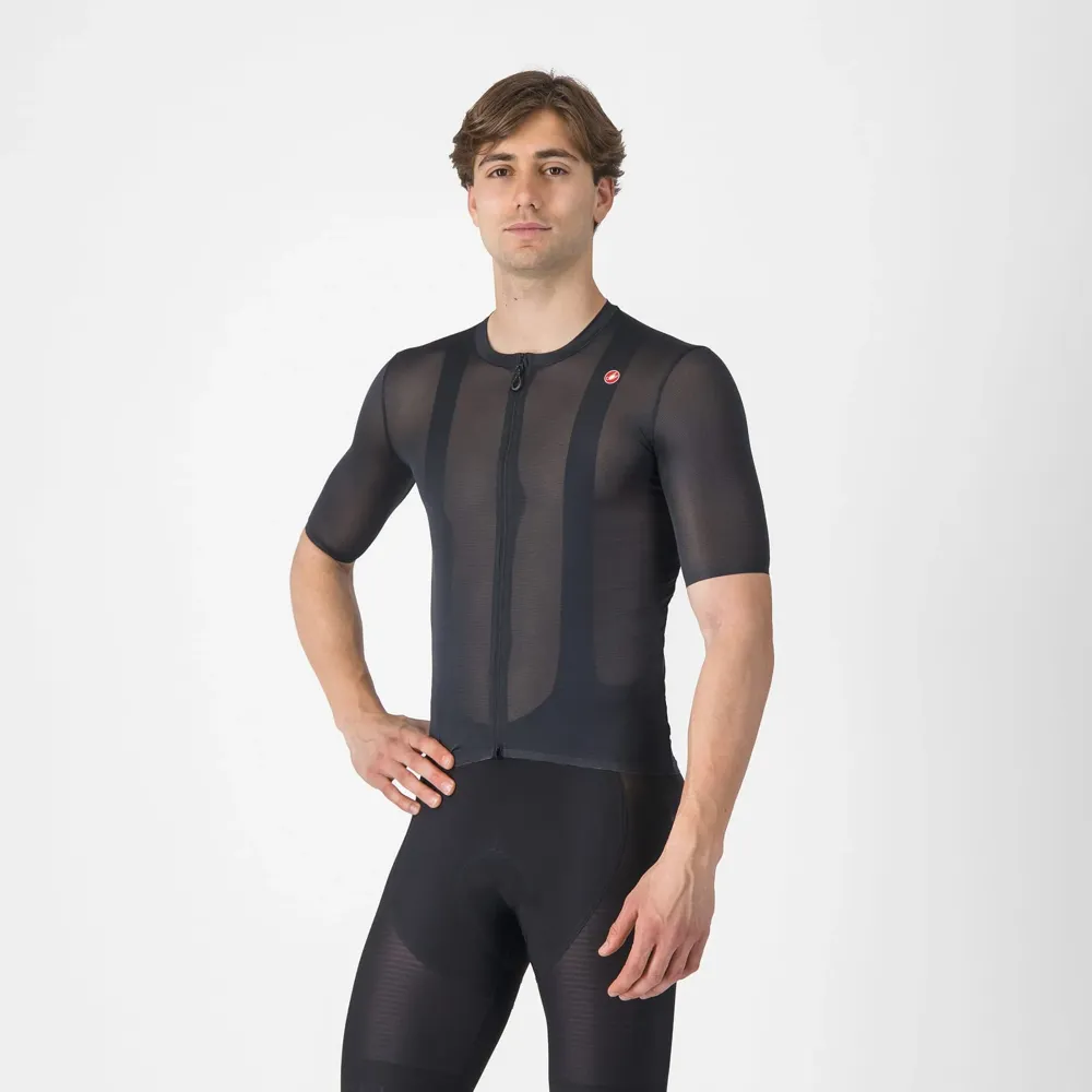 uPRISE Bikes Castelli Superleggera A/C Men's Short Sleeve Jersey - Light Black | Price match, 365 day return s, 18-Month Warranty, Finance Available & Free UK Delivery