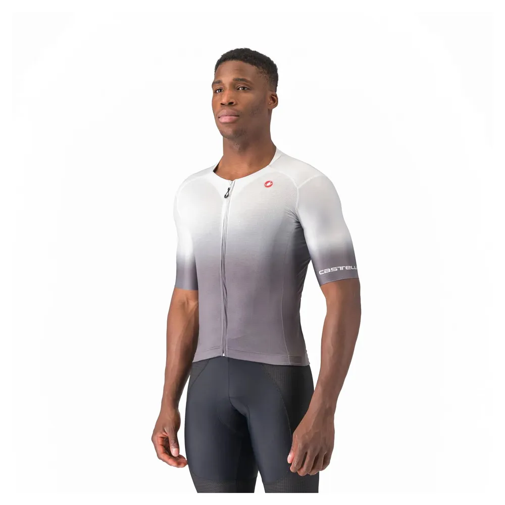 uPRISE Bikes Castelli UPF Men's Short Sleeve Jersey - Silver Grey | Price match, 365 day returns, 18-Month Warranty, Finance Available & Free UK Delivery