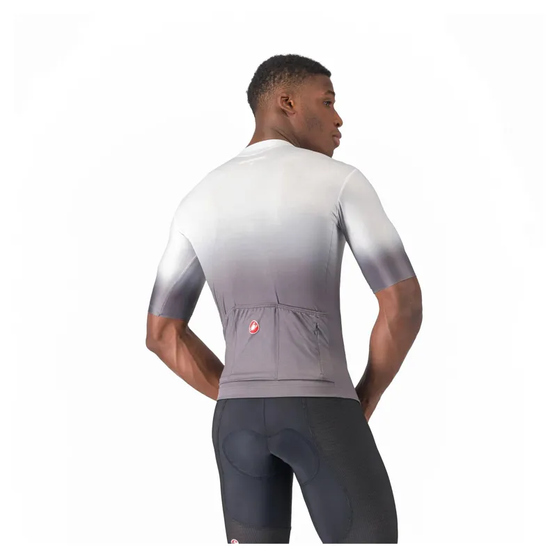 Castelli UPF Men's Short Sleeve Jersey - Silver Grey-1