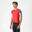 Castelli Entrata 6 Men's Short Sleeve Jersey - Red/Smokey Grey/Silver