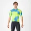 Castelli Vortice Men's Short Sleeve Jersey - Aquamarine/Electric Lime