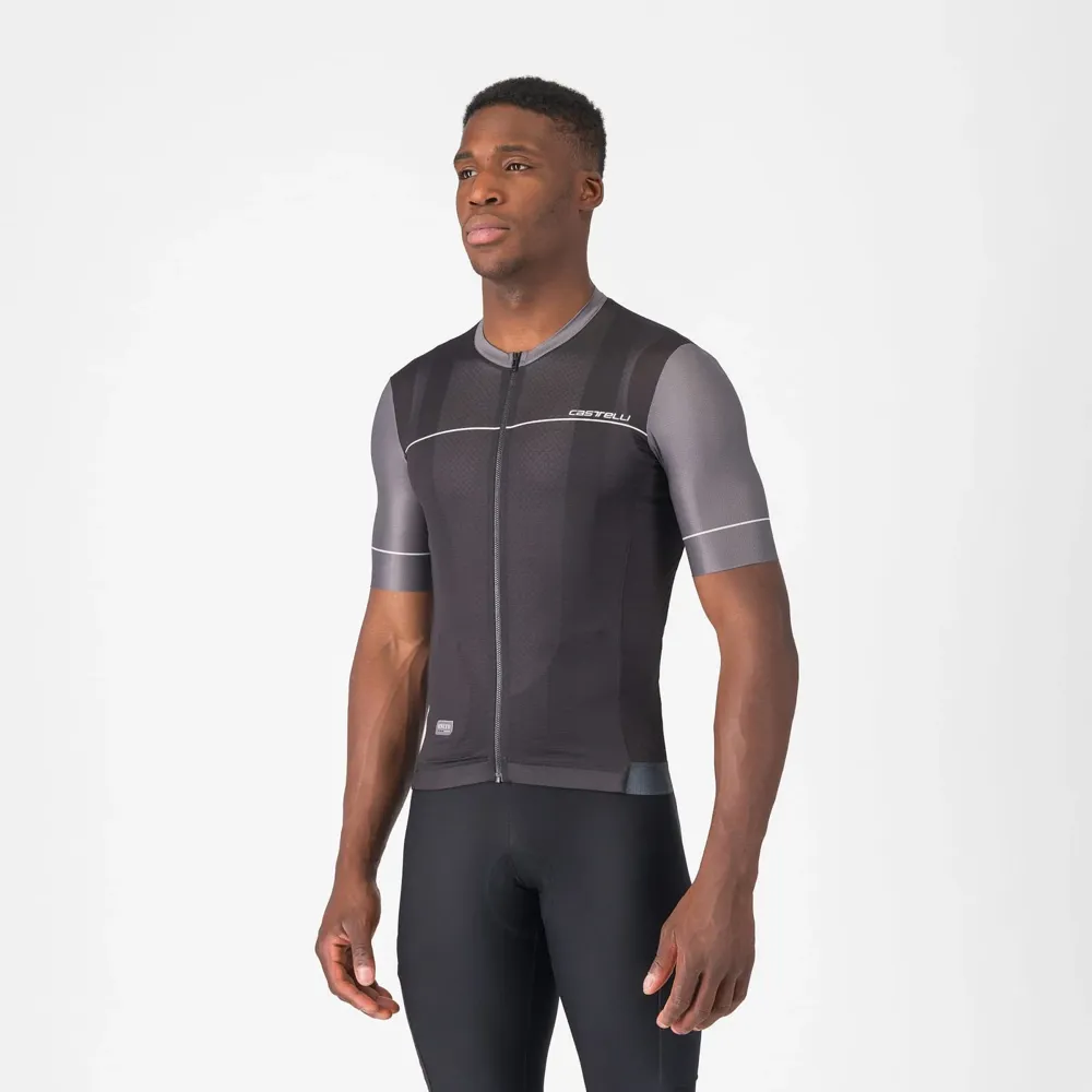 uPRISE Bikes Castelli Unlimited Endurance 2 Men's Short Sleeve Jersey - Light Black | Price match, 365 day return s, 18-Month Warranty, Finance Available & Free UK Delivery