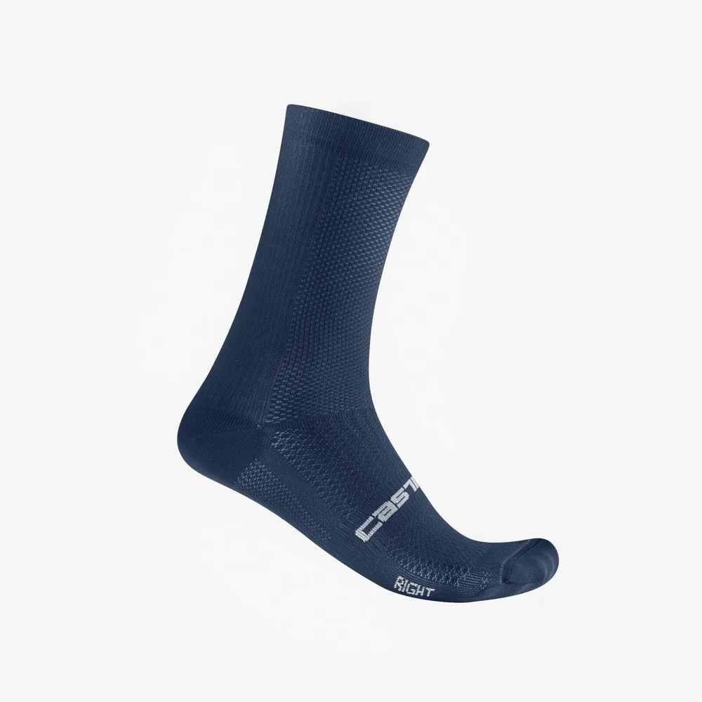 uPRISE Bikes Castelli Espresso 18 Men's Socks - Belgian Blue | Price match, 365 day return s, 18-Month Warranty, Finance Available & Free UK Delivery