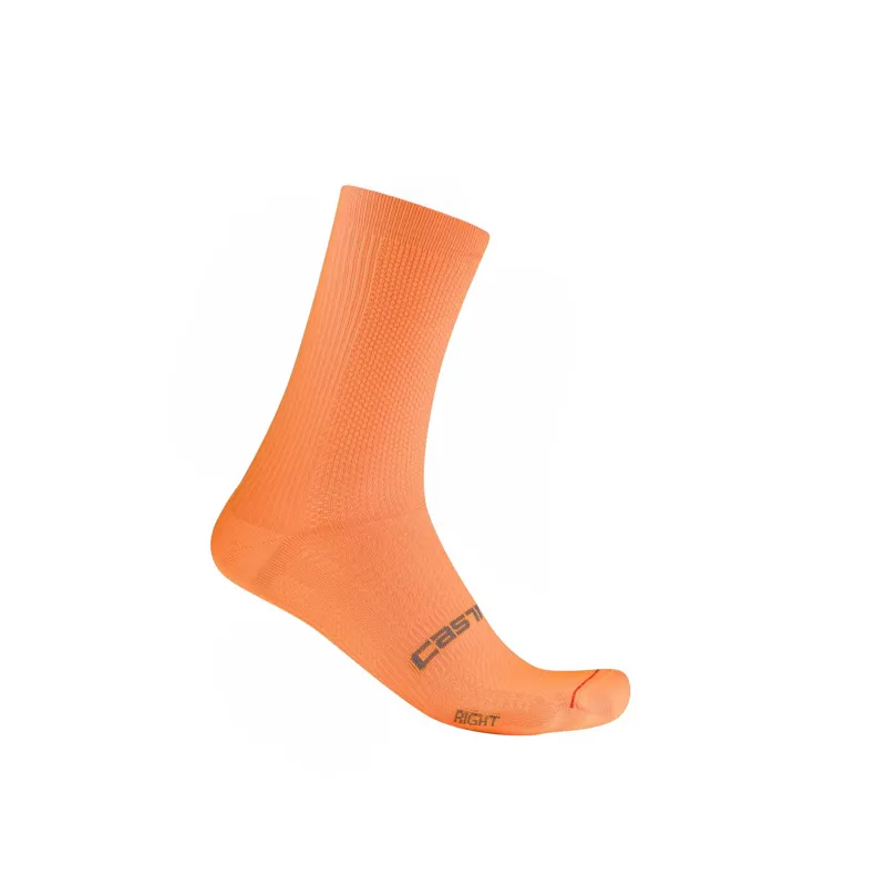Castelli Espresso 18 Socks - Vivid orange
