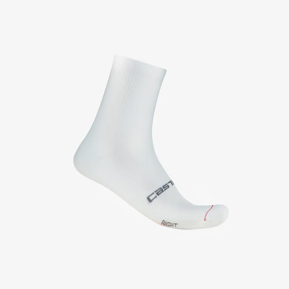 uPRISE Bikes Castelli Espresso 12 Men's Socks - White | Price match, 365 day return s, 18-Month Warranty, Finance Available & Free UK Delivery