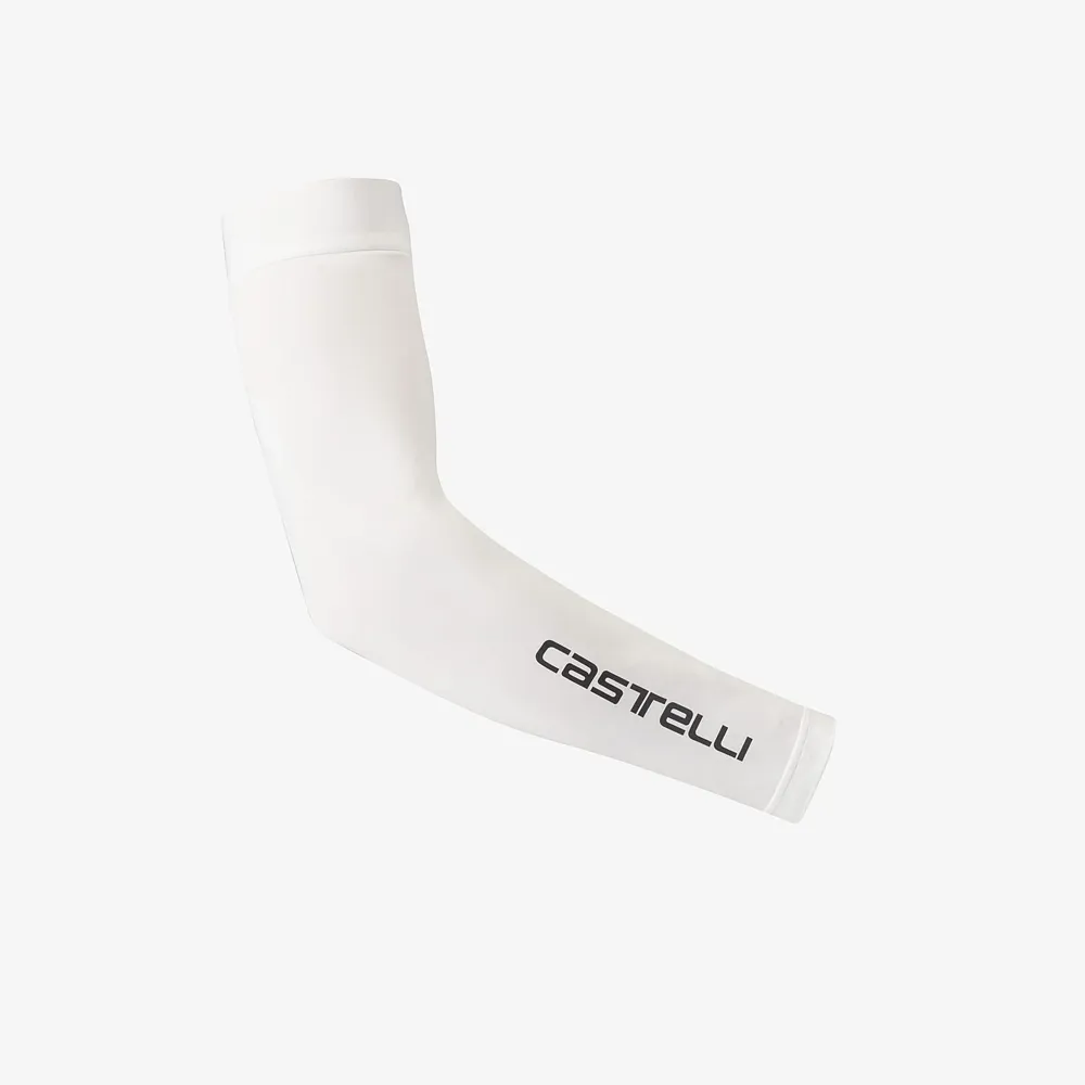 uPRISE Bikes Castelli UPF 50+ Light 2 Arm Sleeves - White | Price match, 365 day return s, 18-Month Warranty, Finance Available & Free UK Delivery