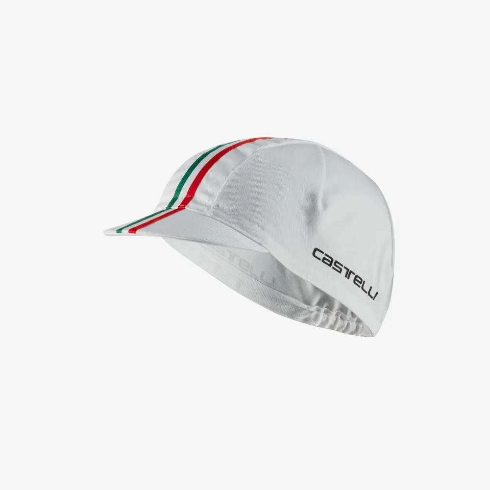 uPRISE Bikes Castelli Italia Cycling Cap - White | Price match, 365 day return s, 18-Month Warranty, Finance Available & Free UK Delivery