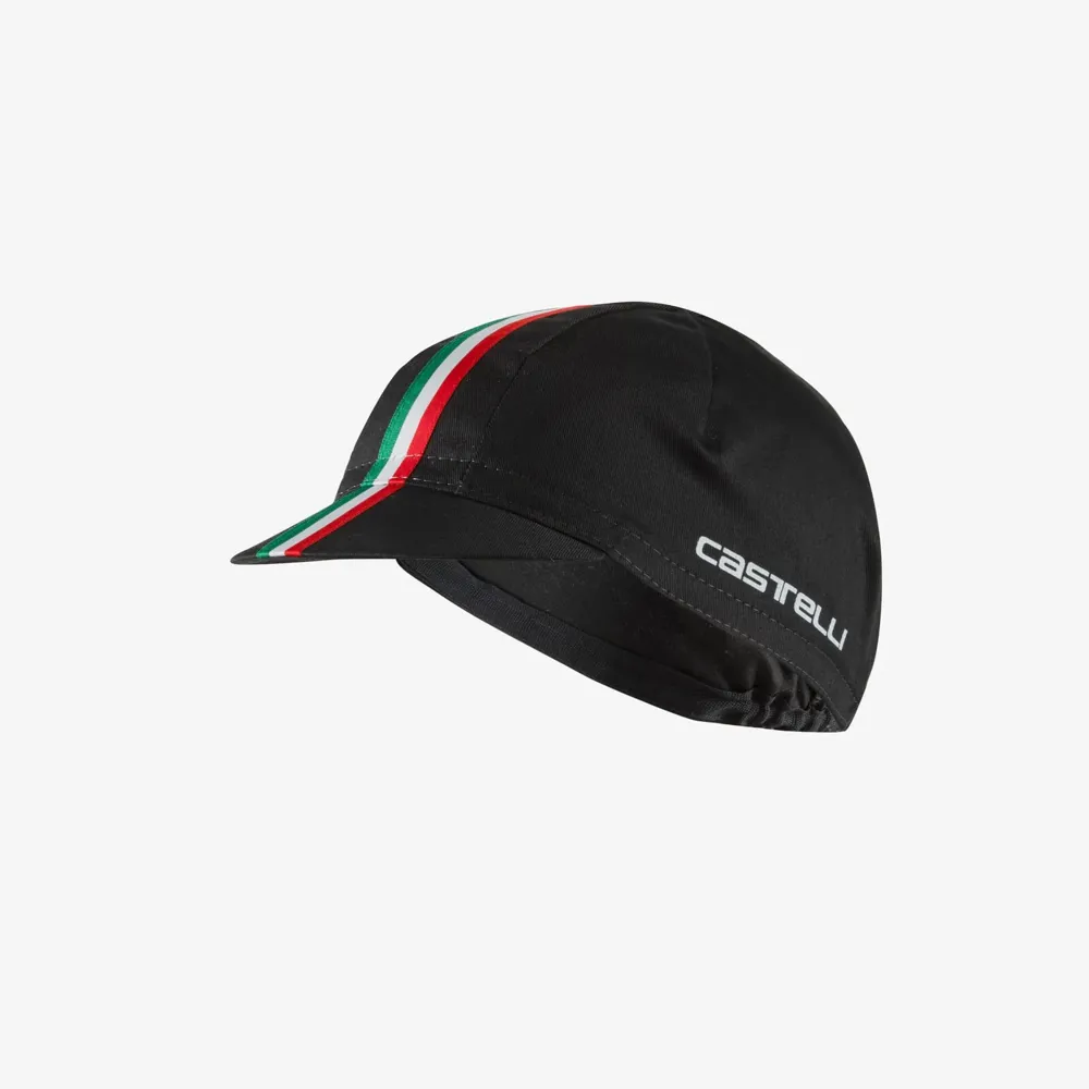 uPRISE Bikes Castelli Italia Cycling Cap - Black | Price match, 365 day return s, 18-Month Warranty, Finance Available & Free UK Delivery