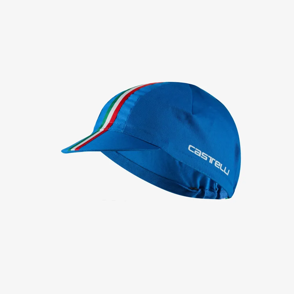 uPRISE Bikes Castelli Italia Cycling Cap - Azzurro Italia | Price match, 365 day return s, 18-Month Warranty, Finance Available & Free UK Delivery