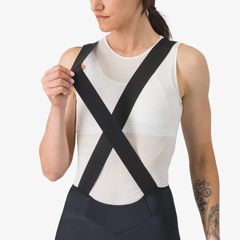 Castelli Prima 2 DT Women's Bib Shorts - Black/Black-2