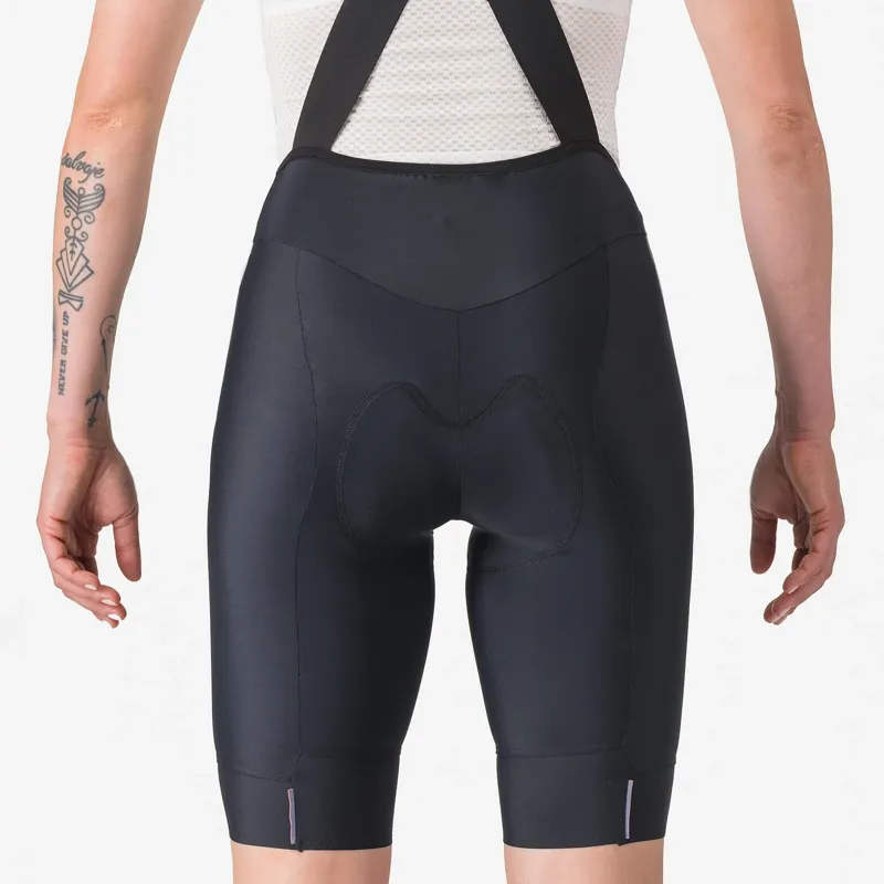 Castelli Prima 2 DT Women's Bib Shorts - Black/Black-6