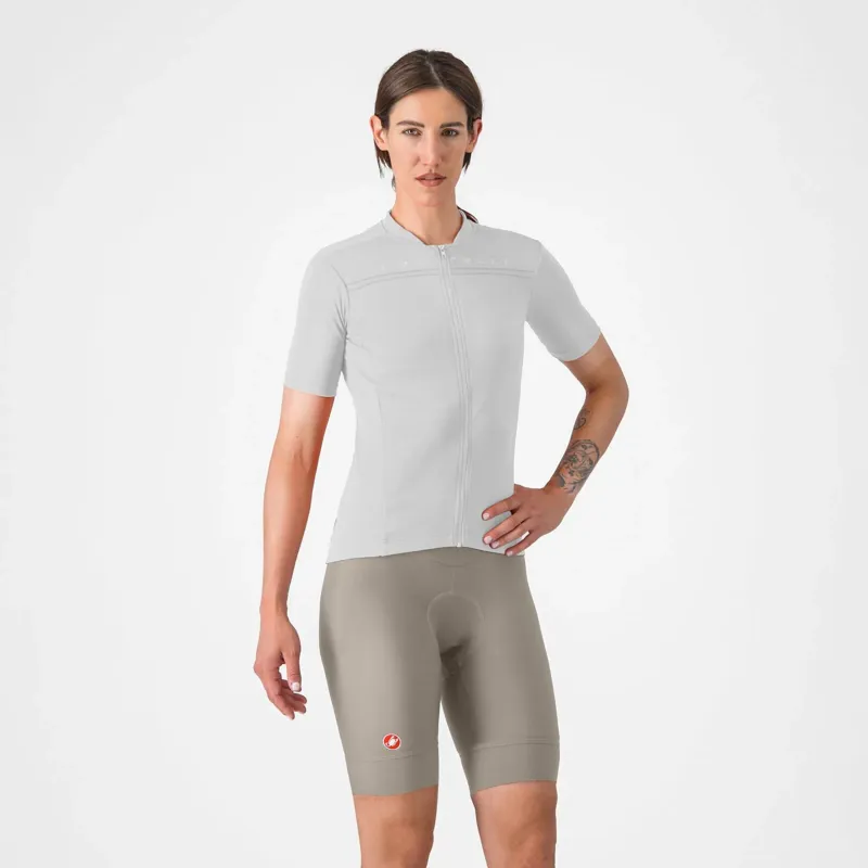 Castelli Prima 2 Women's Shorts - Clay/Ivory