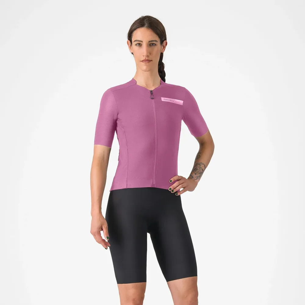 uPRISE Bikes Castelli Premio Evo Women's Short Sleeve Jersey - Deep Purple | Price match, 365 day return s, 18-Month Warranty, Finance Available & Free UK Delivery
