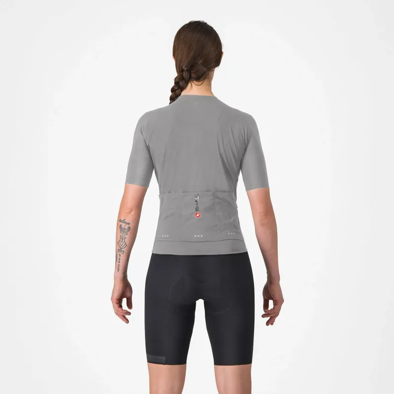 Castelli Premio Evo Women's Short Sleeve Jersey -  Vortex Grey-1