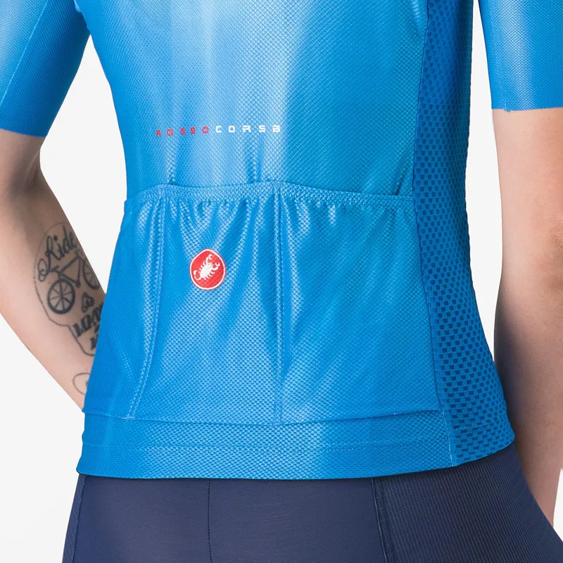 Castelli Climber's A/C Women's Short Sleeve Jersey - Aquamarine-4