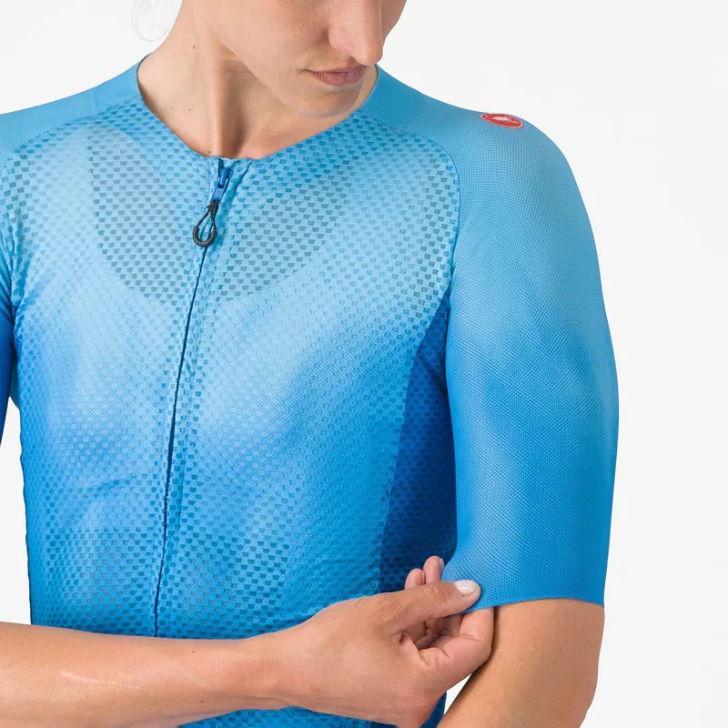 Castelli Climber's A/C Women's Short Sleeve Jersey - Aquamarine-3