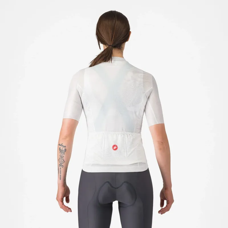 Castelli Fantasia Women's Short Sleeve Jersey - White-1